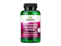 Swanson Glucosamine Chondroitin & MSM 500/400/200 - 120 Tablete